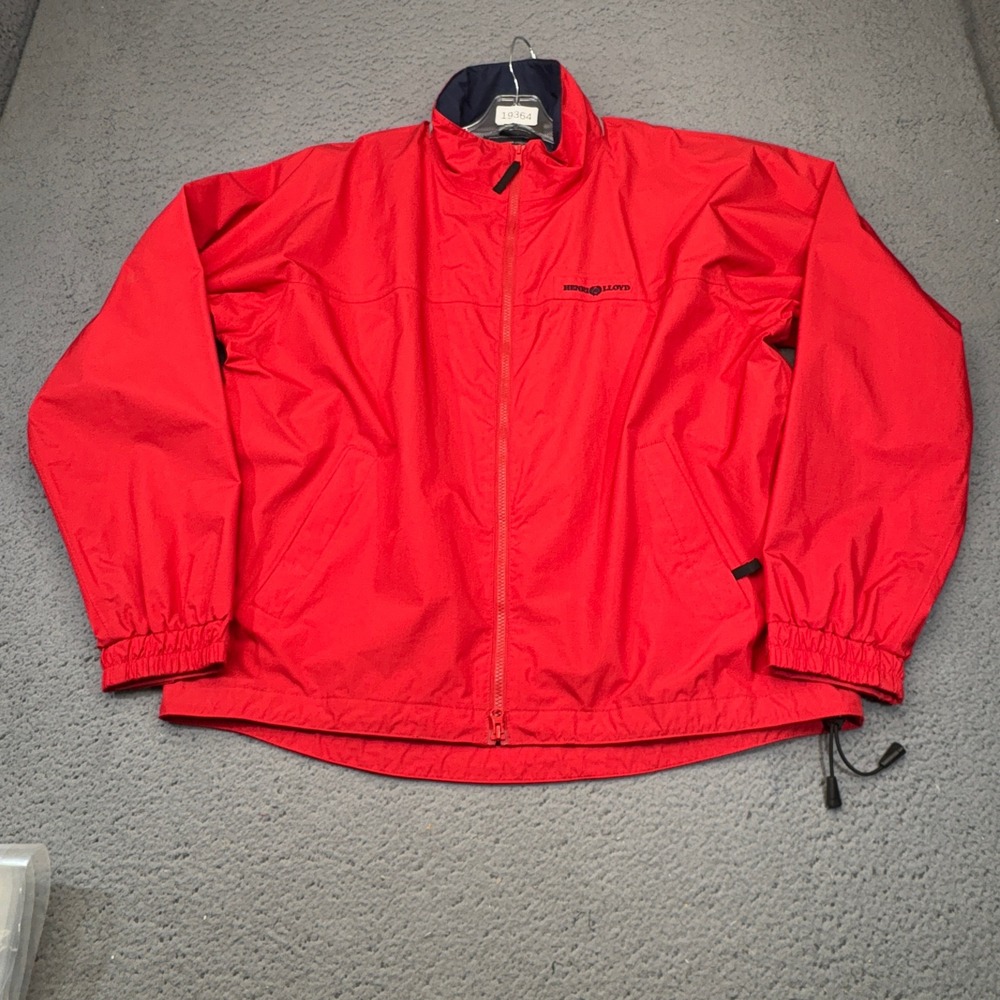 Henri Lloyd Jacket Mens XL Full Zip Windbreaker Sailing Lightweight Outerwear